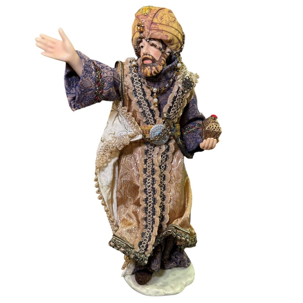 2005 Members Mark Wise Man King Large Nativity Scene Replacement Figure
